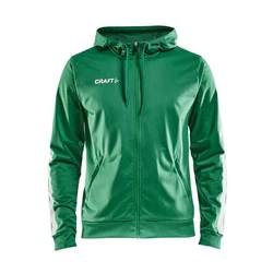 Craft Sweatshirt Pro Control Hood Jacket Grün/Neonfarben/Dunkelgrün/Dunkelrot