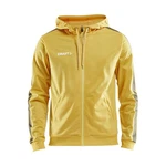 Craft Sweatshirt Pro Control Hood Jacket Braun/Gelb