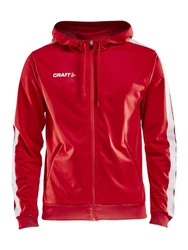 Craft Sweatshirt Pro Control Hood Jacket Rot/Dunkelrot