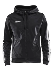 Craft Sweatshirt Pro Control Hood Jacket Schwarz/Weiß/Grau/Dunkelgrau/Dunkelrot