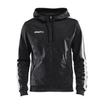 Craft Sweatshirt Pro Control Hood Jacket Schwarz/Weiß/Grau/Dunkelgrau/Dunkelrot