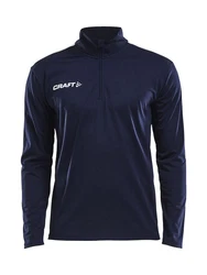 Craft Sweatshirt Progress Halfzip LS Tee Dunkelblau/Grau/Blau