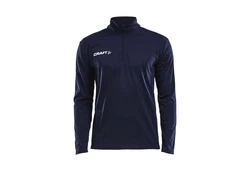 Craft Sweatshirt Progress Halfzip LS Tee Dunkelblau/Grau/Blau