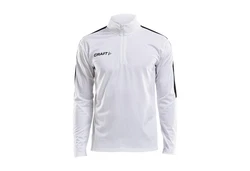 Craft Sweatshirt Progress Halfzip LS Tee Grau/Weiß