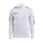 Craft Sweatshirt Progress Halfzip LS Tee Grau/Weiß