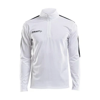 Craft Sweatshirt Progress Halfzip LS Tee Grau/Weiß