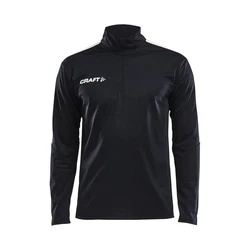Craft Sweatshirt Progress Halfzip LS Tee Schwarz/Dunkelblau/Grau