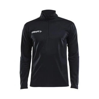 Craft Sweatshirt Progress Halfzip LS Tee Schwarz/Dunkelblau/Grau