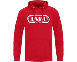 Jako Kapuzensweat Retro Rot/Dunkelrot