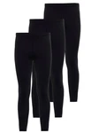 Ammann Lange Unterhose ohne Eingriff 3er Pack (Dunova) Schwarz/Dunkelblau