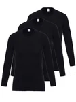 Ammann Unterziehshirt 3er Pack Shirt 1/1 Arm Function Schwarz/Dunkelblau