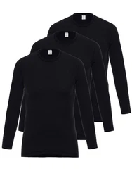 Ammann Unterziehshirt 3er Pack Shirt 1/1 Arm Function Schwarz/Dunkelblau