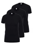 Ammann Unterziehshirt 1/2 Arm Function Dunova (3er Pack) Schwarz/Dunkelblau