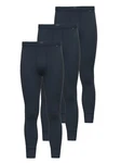 Ammann Lange Unterhose Function Dunova (3er Pack) Dunkelblau/Blau/Schwarz