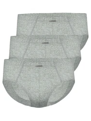 Ammann Slip 3er Pack Sport Slip Day Modern Grau/Hellgrau