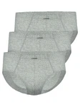 Ammann Slip 3er Pack Sport Slip Day Modern Grau/Hellgrau