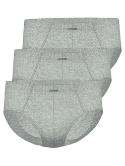 Ammann Slip 3er Pack Sport Slip Day Modern Grau/Hellgrau