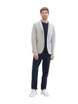 TOM TAILOR Sakko mit Eingrifftaschen Grau/Hellblau/Weiß
