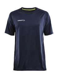 Craft T-Shirt Evolve Tee Dunkelblau/Dunkelrot/Grau/Hellblau