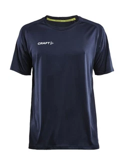 Craft T-Shirt Evolve Tee Dunkelblau/Dunkelrot/Grau/Hellblau