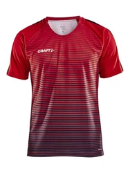 Craft T-Shirt Pro Control Stripe Jersey Dunkelrot/Rot