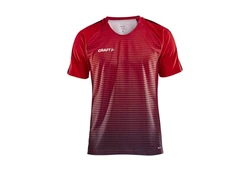 Craft T-Shirt Pro Control Stripe Jersey Dunkelrot/Rot