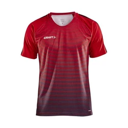 Craft T-Shirt Pro Control Stripe Jersey Dunkelrot/Rot