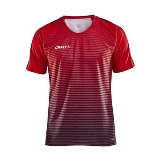 Craft T-Shirt Pro Control Stripe Jersey Dunkelrot/Rot
