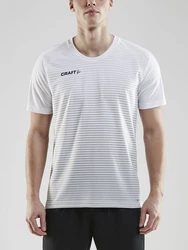 Craft T-Shirt Pro Control Stripe Jersey Grau/Weiß