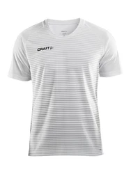 Craft T-Shirt Pro Control Stripe Jersey Grau/Weiß