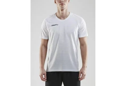 Craft T-Shirt Pro Control Stripe Jersey Grau/Weiß