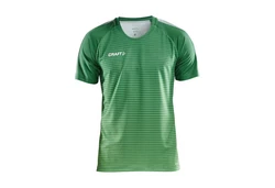 Craft T-Shirt Pro Control Stripe Jersey Neonfarben/Dunkelrot/Grün