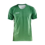 Craft T-Shirt Pro Control Stripe Jersey Neonfarben/Dunkelrot/Grün