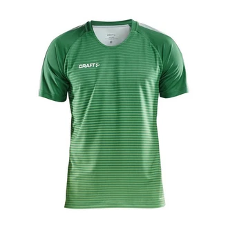 Craft T-Shirt Pro Control Stripe Jersey Neonfarben/Dunkelrot/Grün