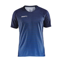 Craft T-Shirt Pro Control Stripe Jersey Dunkelblau/Grau/Blau