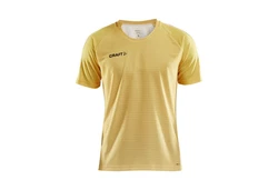 Craft T-Shirt Pro Control Stripe Jersey Gelb/Dunkelrot/Braun/Grau/Orange