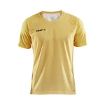 Craft T-Shirt Pro Control Stripe Jersey Gelb/Dunkelrot/Braun/Grau/Orange