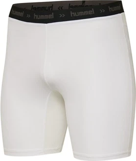 hummel First Performance Tight Shorts Weiß/Creme/Dunkelrot/Rot