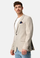Jeff Anzugsakko JFLyle Khaki/Beige/Braun
