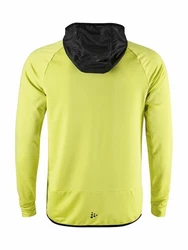 Craft Sweatshirt Extend Full Zip Gelb/Grün
