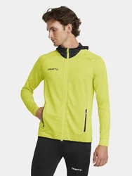 Craft Sweatshirt Extend Full Zip Gelb/Grün
