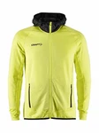 Craft Sweatshirt Extend Full Zip Gelb/Grün
