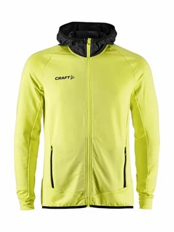 Craft Sweatshirt Extend Full Zip Gelb/Grün Craft Sweatshirt Extend Full Zip Gelb/Grün