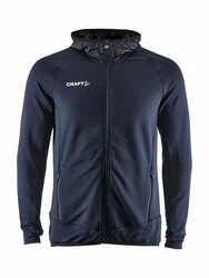 Craft Sweatshirt Extend Full Zip Dunkelblau/Grau/Dunkelrot/Hellblau