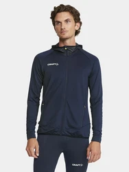 Craft Sweatshirt Extend Full Zip Dunkelblau/Grau/Dunkelrot/Hellblau