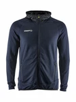 Craft Sweatshirt Extend Full Zip Dunkelblau/Grau/Dunkelrot/Hellblau