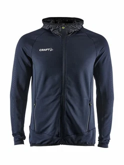 Craft Sweatshirt Extend Full Zip Dunkelblau/Grau/Dunkelrot/Hellblau