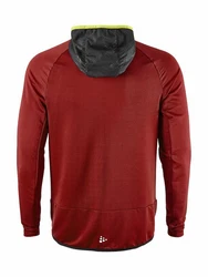 Craft Sweatshirt Extend Full Zip Dunkelrot