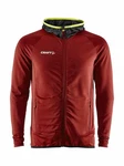 Craft Sweatshirt Extend Full Zip Dunkelrot