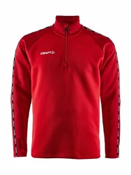 Craft Sweatshirt Squad 2.0 Half Zip Rot/Dunkelrot